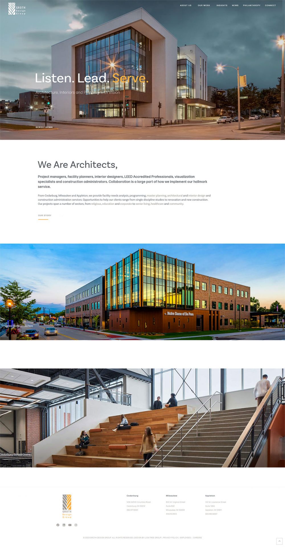 Groth Design Group homepage