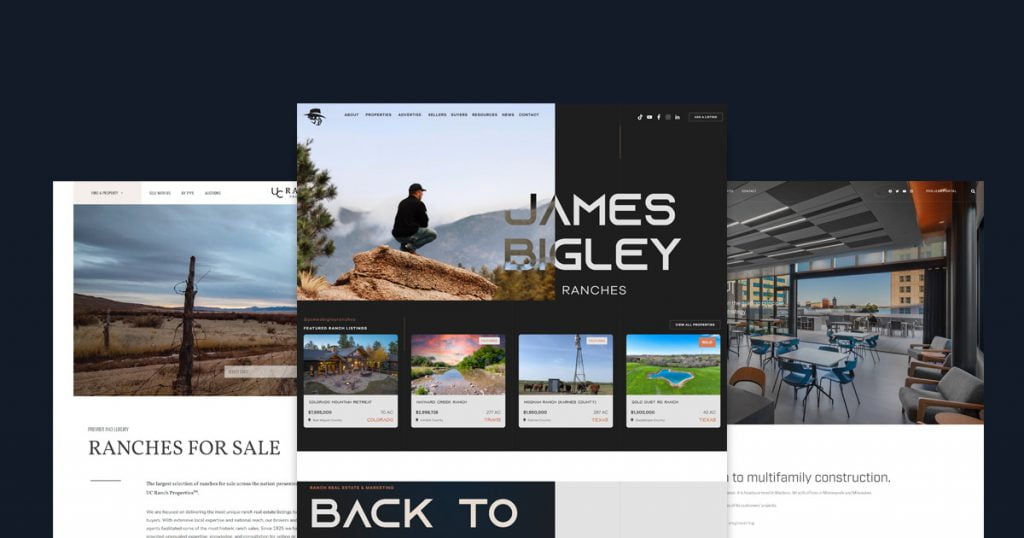 James Bigley and UC real estate screenshots